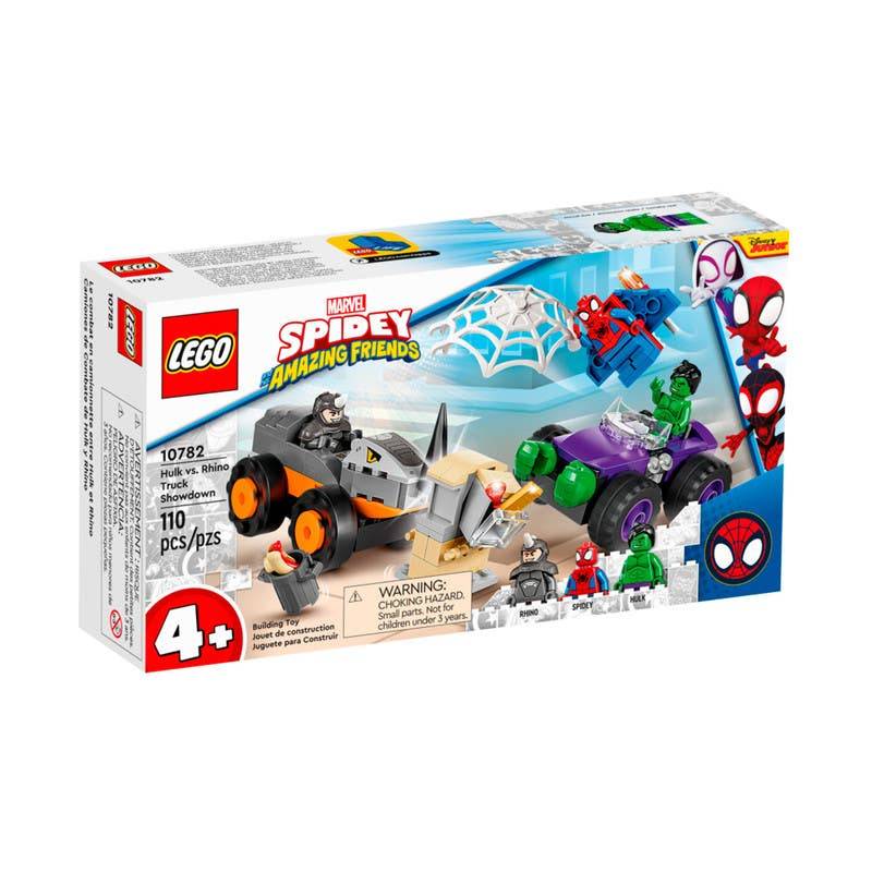 Lego spidey amazing friends hulk vs rhino 10782