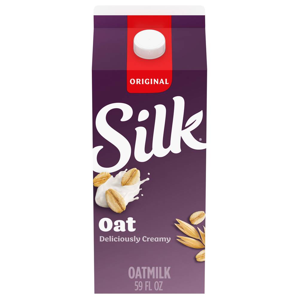 Silk Oat Yeah Dairy-Free Original Oatmilk (64 fl oz)