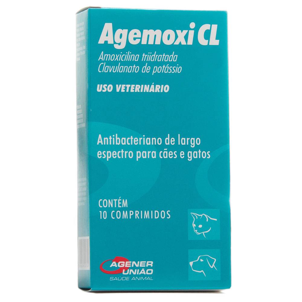 Agener união agemoxi cl 50mg (10 comprimidos)