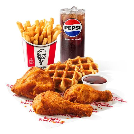 3 pc. Chicken & Waffles Combo