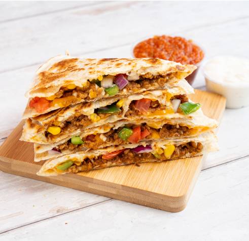 Quesadilla au Légumes Soja