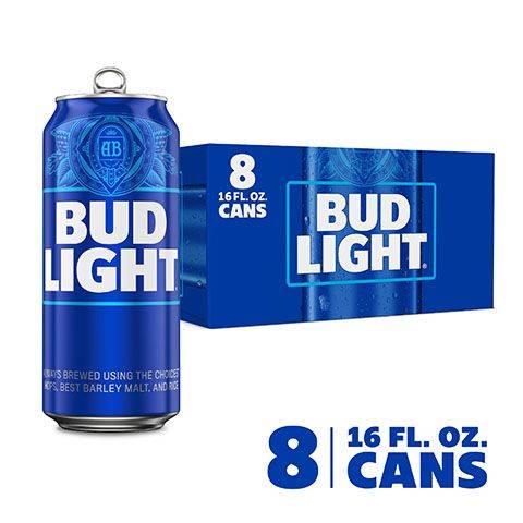 Bud Light 8 Pack 16oz Can