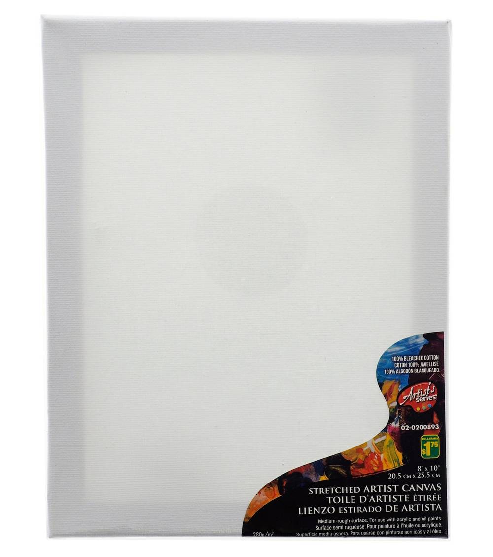 Artist's Series Wood Framed Stretched Canvas, 8''x10''