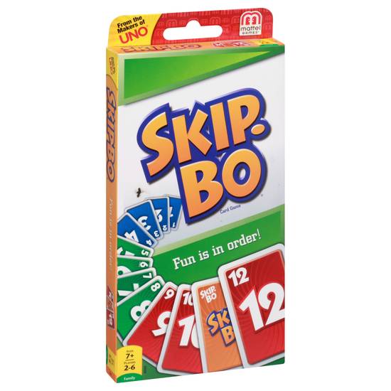 Skip Bo Players 2-6 Toy Card Game
