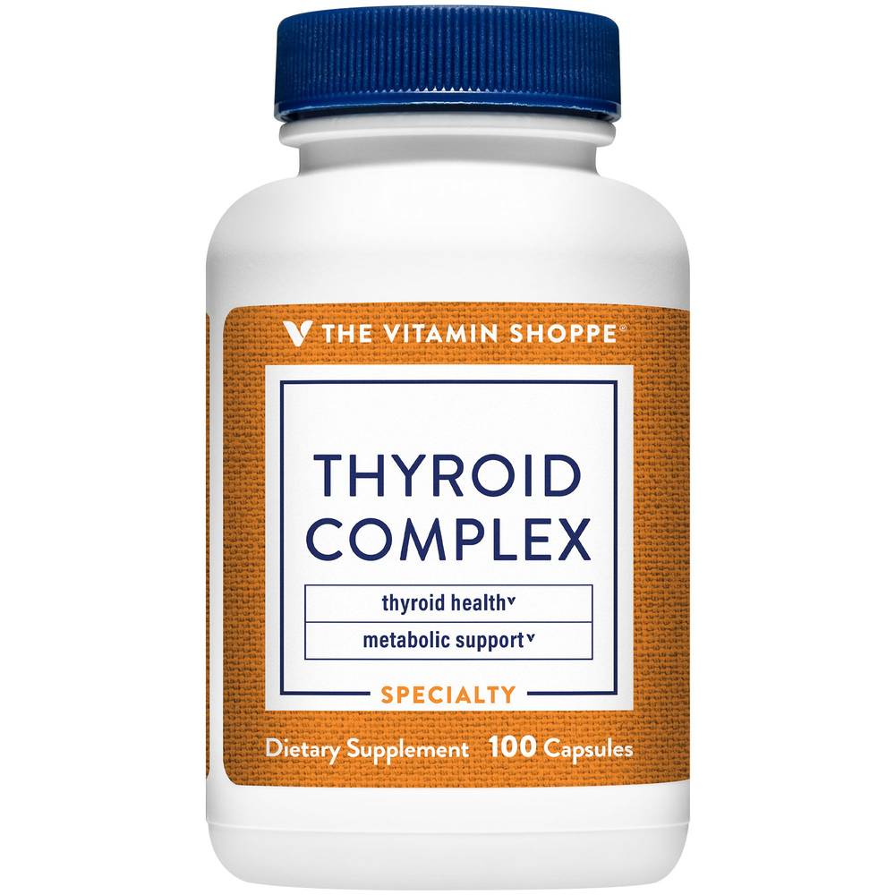 Thyroid Complex - Supports Thyroid Health & Boosts Metabolism With 150Mcg Of Iodine (100 Capsules)