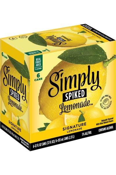 Simply Lemonade Signature Beer Cans (6 pack, 12 fl oz)