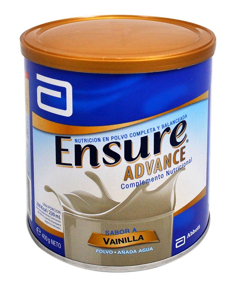 ENSURE ADVANCE POLVO VAINILL LATA*400G