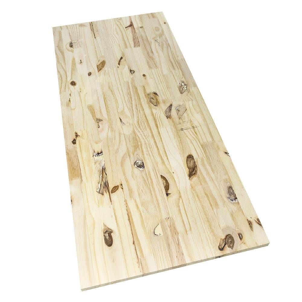 RELIABILT 3/4-in x 16-in x 8-ft Tight Knot- Paint Grade S4S Pine Edge-glued Board | L5PAN172116P8