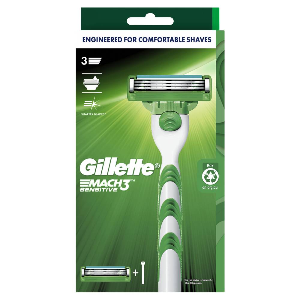 Gillette Mach3 Sensitive Razor Delivery Near Me Order Online Uber Eats