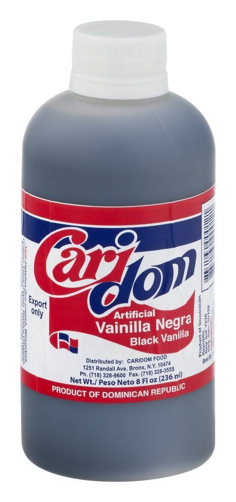 Caridom Artificial Vainilla Negra Black Vanilla (8 fl oz)
