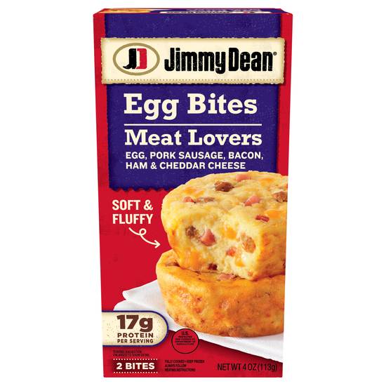 Jimmy Dean Meat Lovers (egg-pork sausage-bacon-ham-cheddar ) (2 ct)