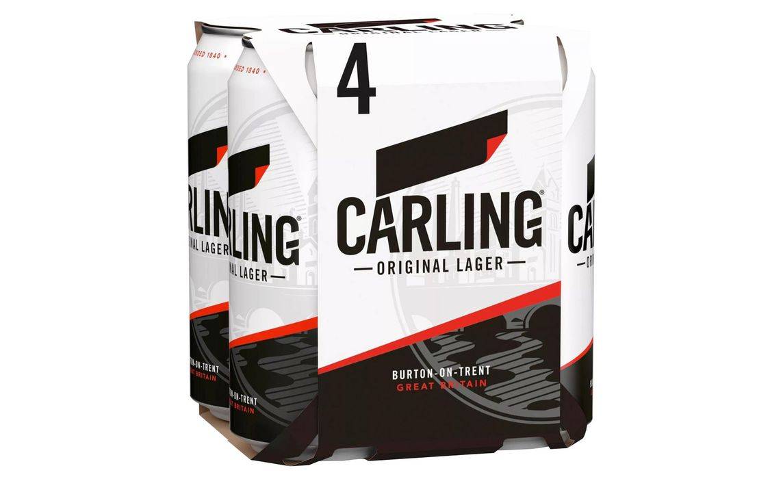 Carling Original Lager 4 x 440ml Cans (376363)