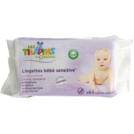 Lingettes bébé sensitives