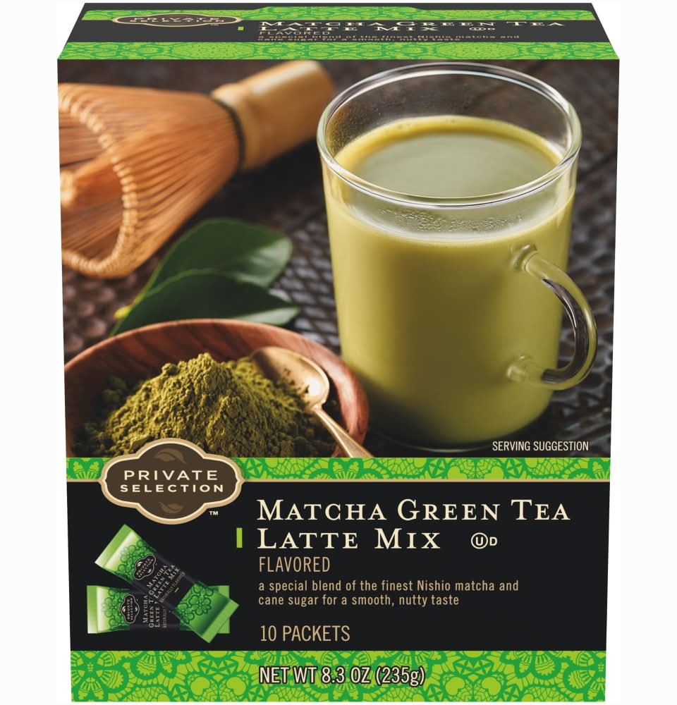 Private Selection Flavored Green Tea Latte Instant Mix, Matcha (8.3 oz, 10 ct)