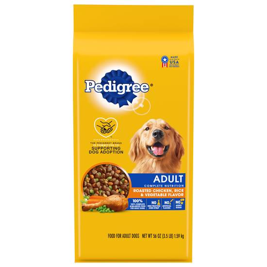 Pedigree Adult Complete Nutrition Chicken Rice & Vegetable Dog Food (3.5 lbs)