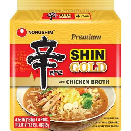 Nongshim Shin Gold Spicy Ramyun Premium Ramen Noodle Soup (chicken)