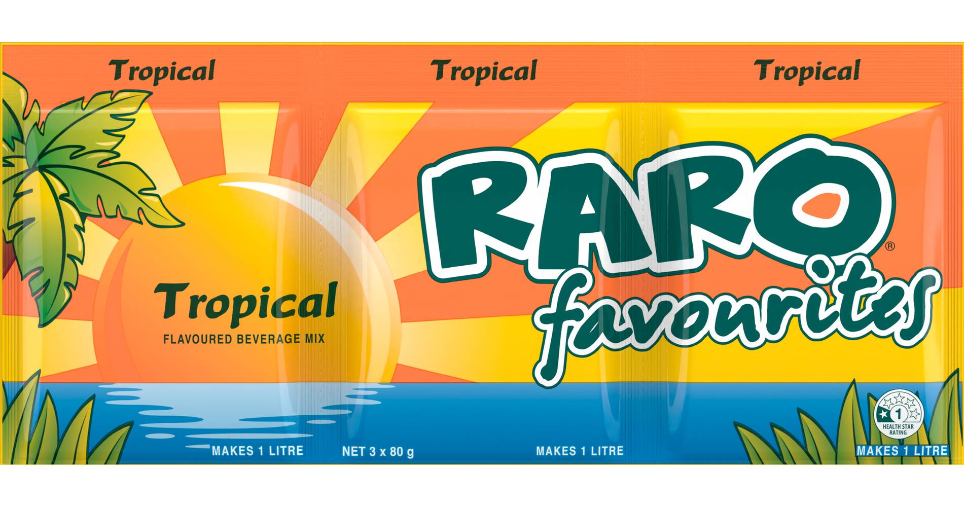 Raro Tropical Beverage Mix (240g, 3 pack)
