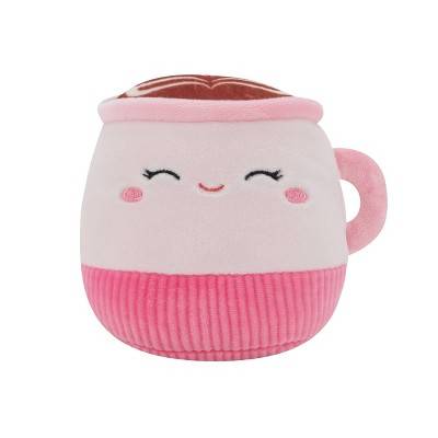 Squishmallows Emery the Latte Squeaky Plush Dog Toy