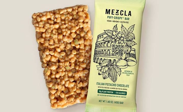 Mezcla Italian Pistachio Chocolate Bar