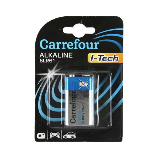Carrefour bateria alcalina 9v (1 un)