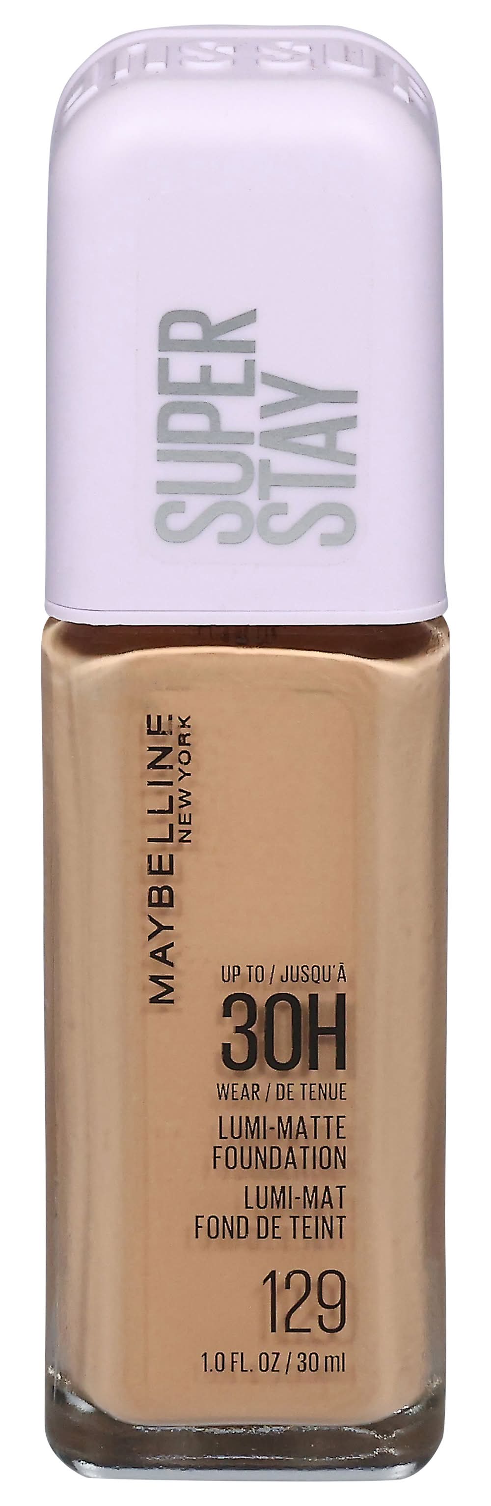 Maybelline Up To 30 Hour Lumi-Matte Foundation, 129 (1 fl oz)
