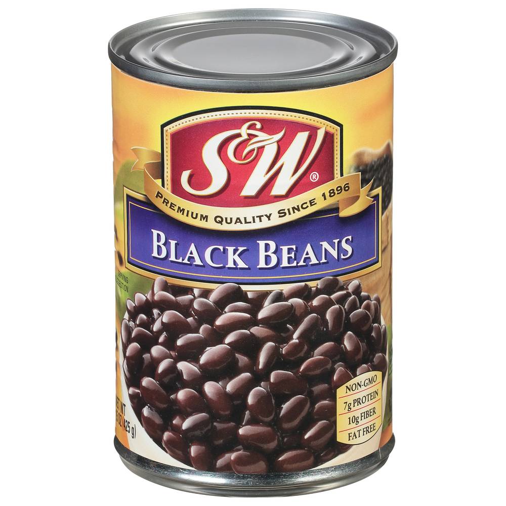 S&W Black Beans (15 oz)