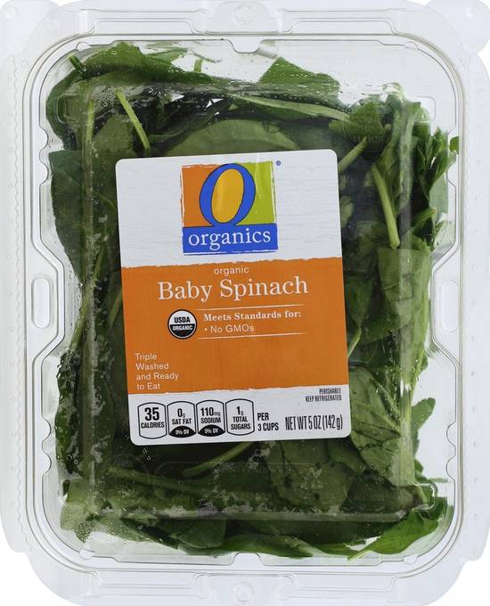 Order O Organics · Baby Spinach (5 oz) food online from Safeway store, Eureka on bringmethat.com