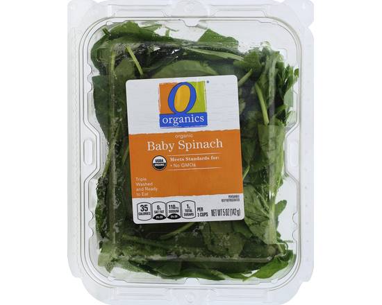 Order O Organics · Baby Spinach (5 oz) food online from Safeway store, Butte on bringmethat.com