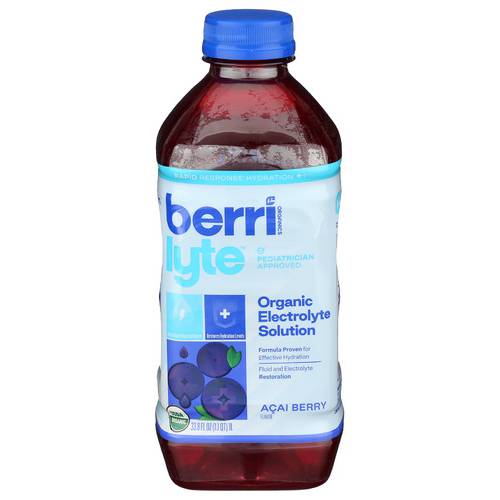 Berri Lyte Organic Acai Berry Electrolyte Solution