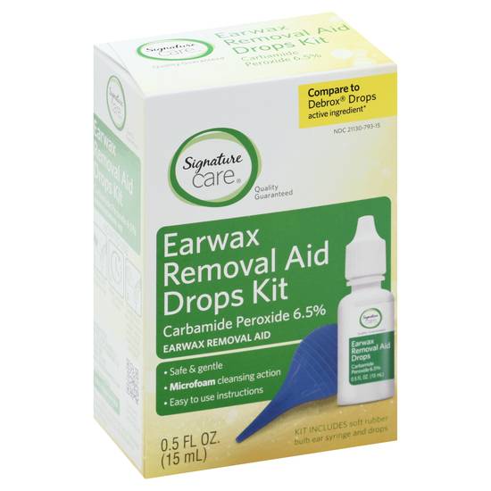 Signature Care Earwax Removal Aid Drops Kit (1 kit)