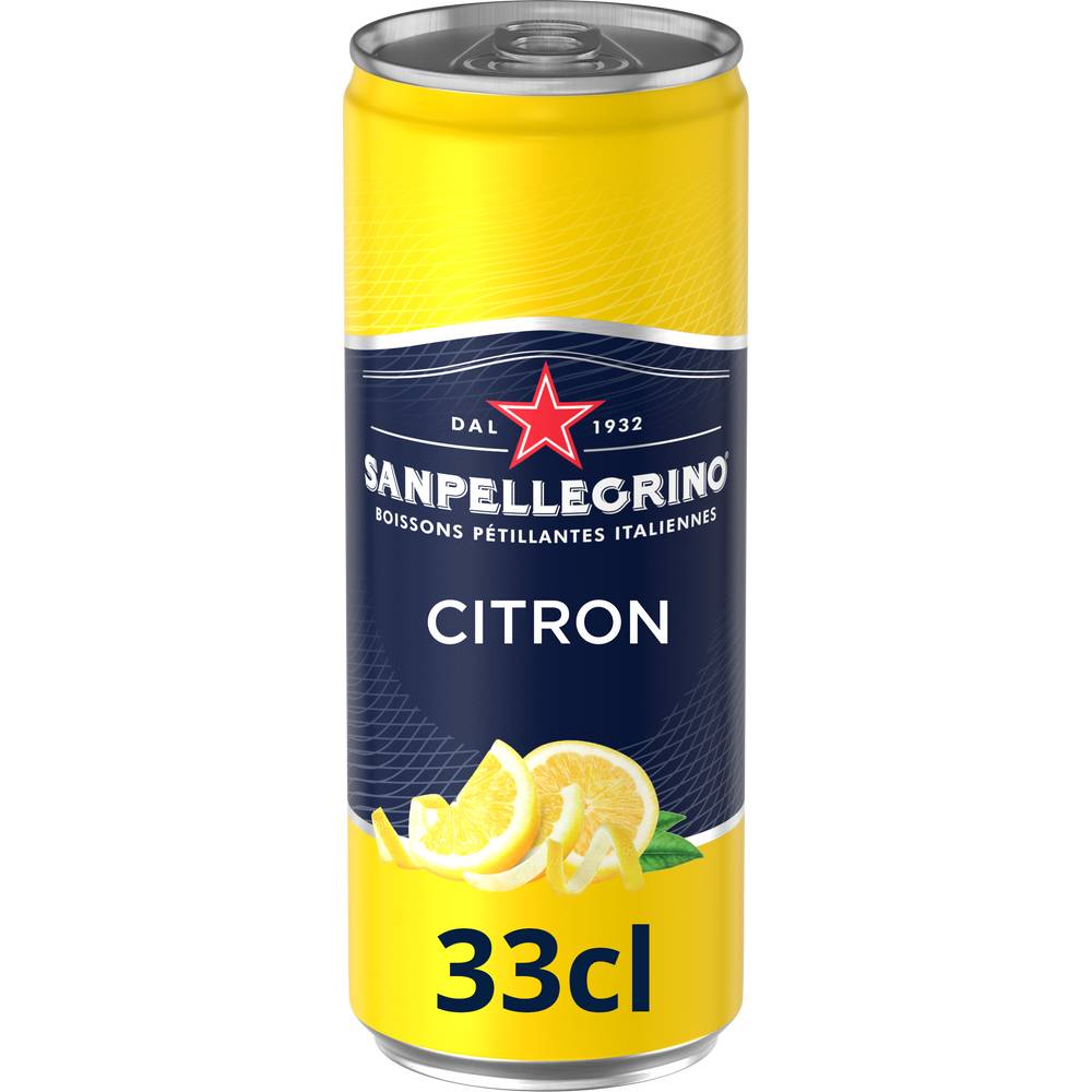 Sanpellegrino - Boisson gazeuse aromatisée limonata (330 ml)