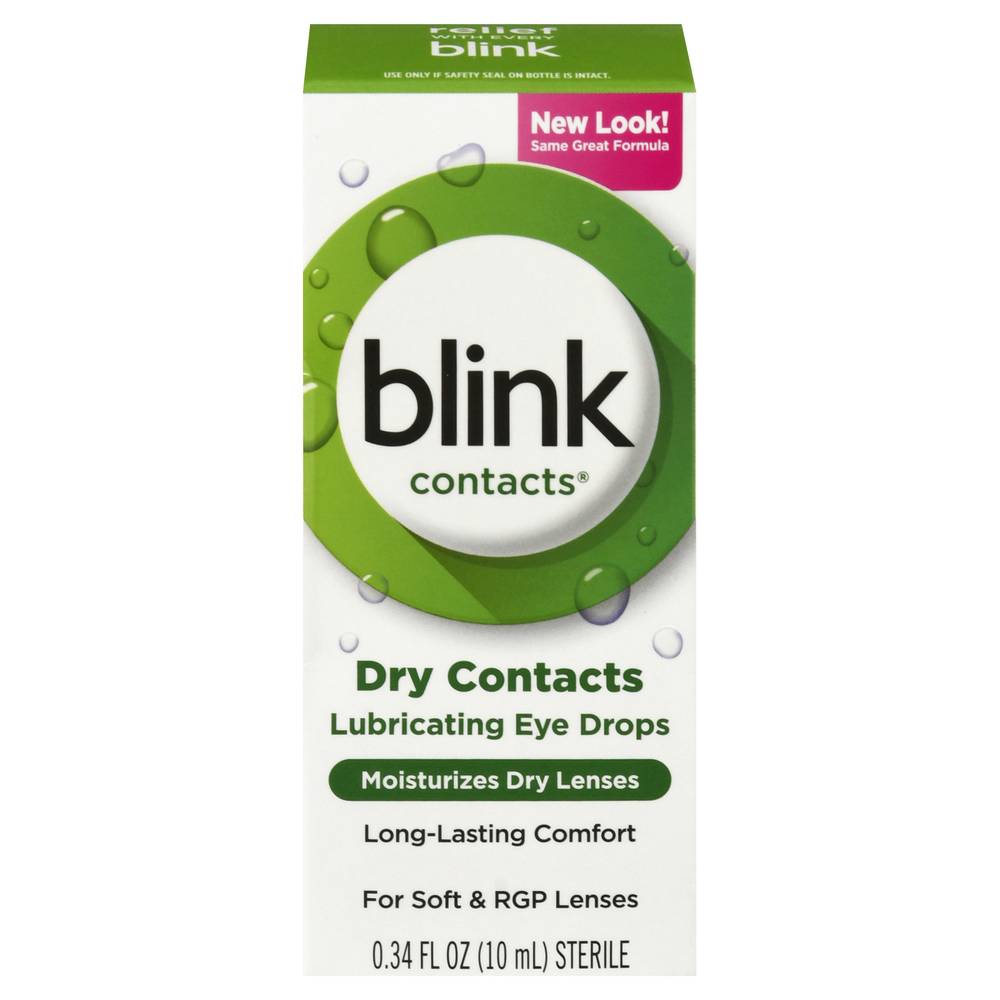 Blink Dry Contacts Lubricating Eye Drops