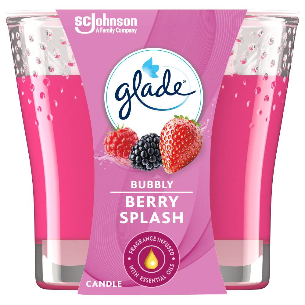 Glade Air Freshener Candle Bubbly Berry Splash Delivery Near Me Order