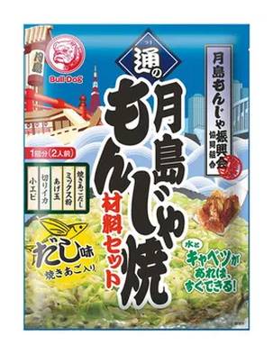 通の月島もんじゃ焼セットだし味 ブルドック 60g