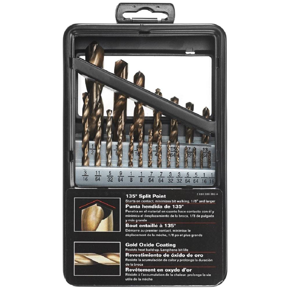 SKIL 21-Piece Assorted x High-speed Steel Screw Machine Length Twist Drill Bit Set | 98021