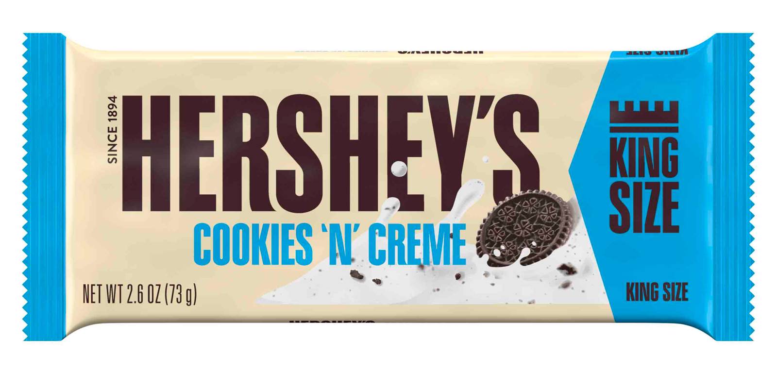 Hershey's Cookies and Cream King Size 3oz