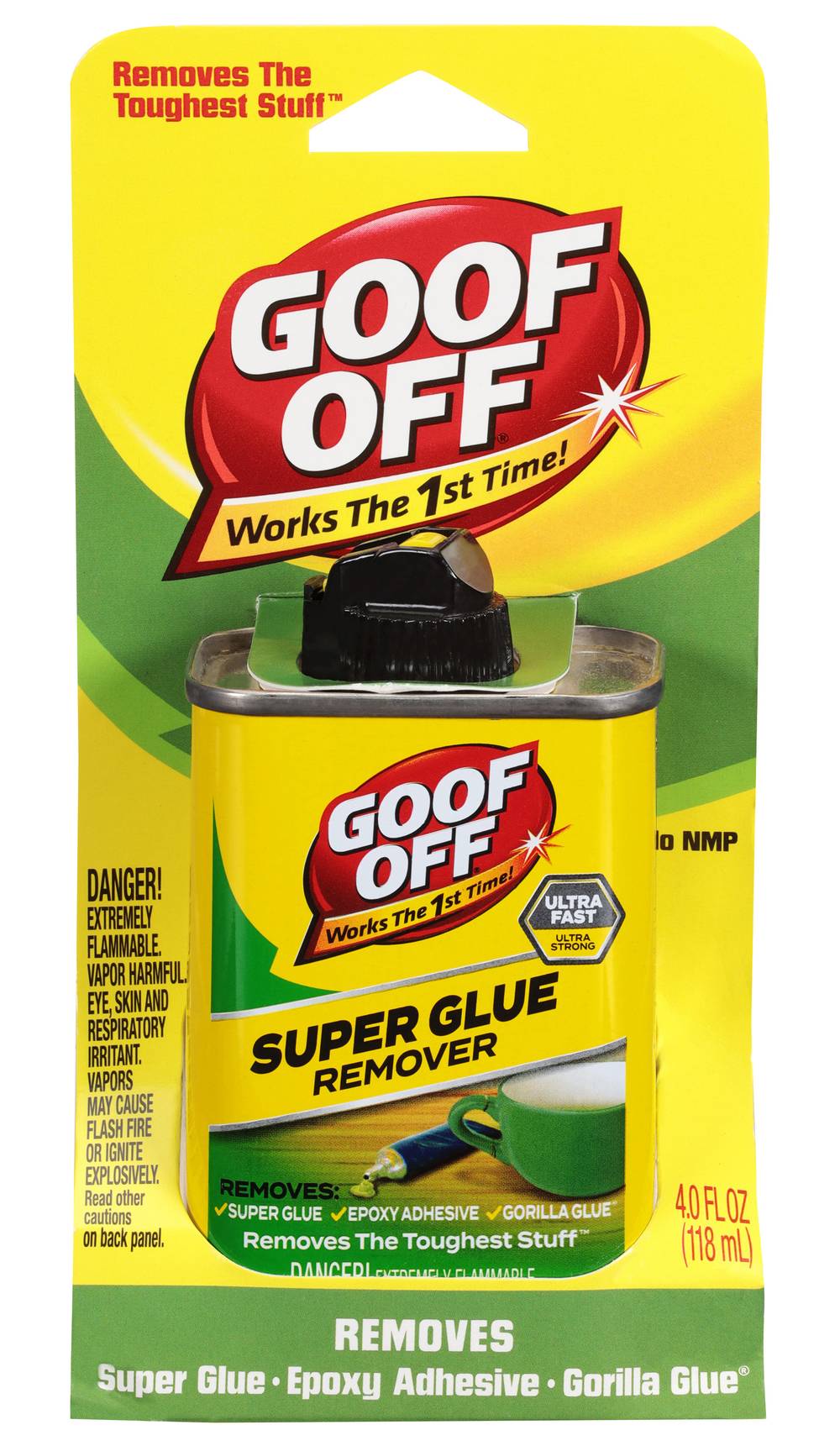 Goof Off Pro Strength Super Glue Remover (4 fl oz)