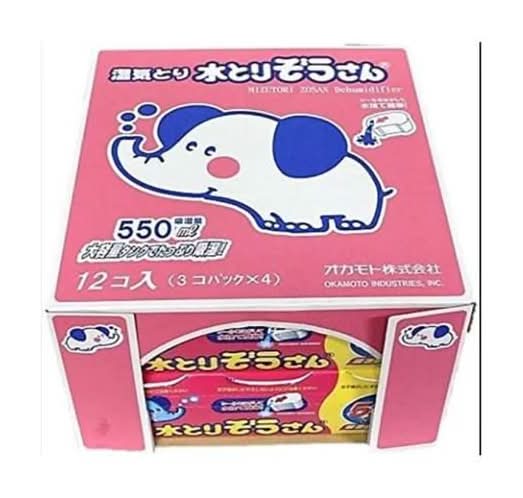 水とりぞうさん 除湿剤 (550mL x 12)