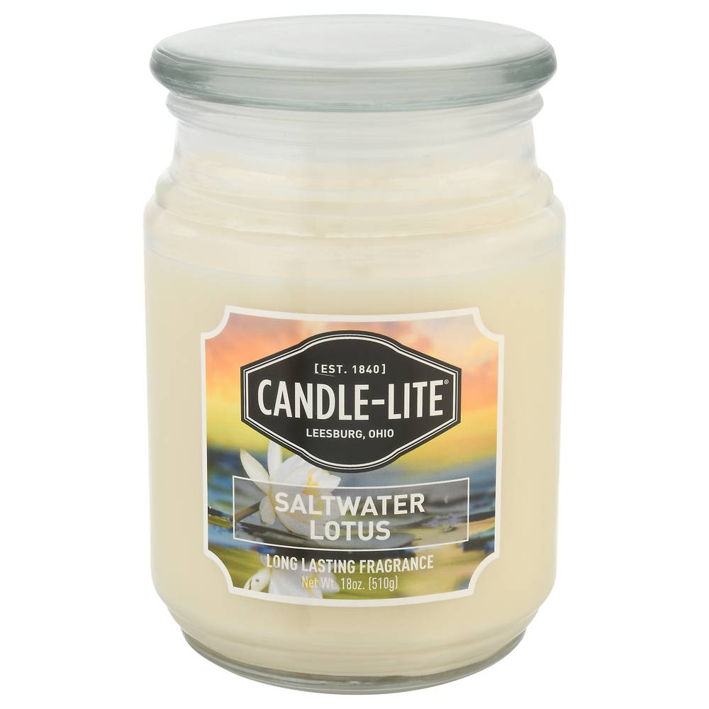 Candle-Lite Saltwater Lotus Scented Candle