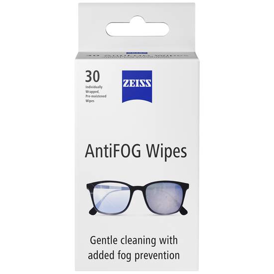 Zeiss Anti-Fog Lens Wipes (30 wipes)