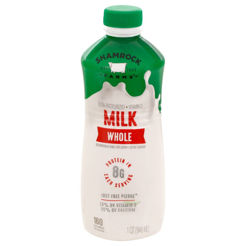 Shamrock Farms Whole Milk (1 qt)