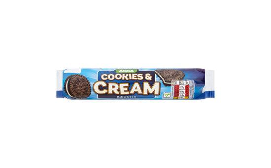 Asda Cookies & Cream Biscuits 154g