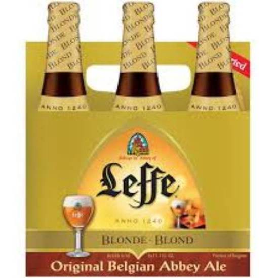 Leffe-Blonde Beer 6pk (Sale Save $3)