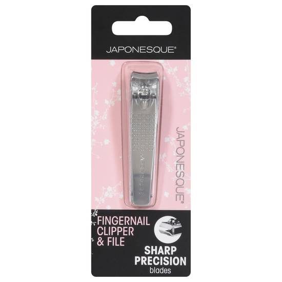 Japonesque Fingernail Clipper & File Sharp Precision Blades