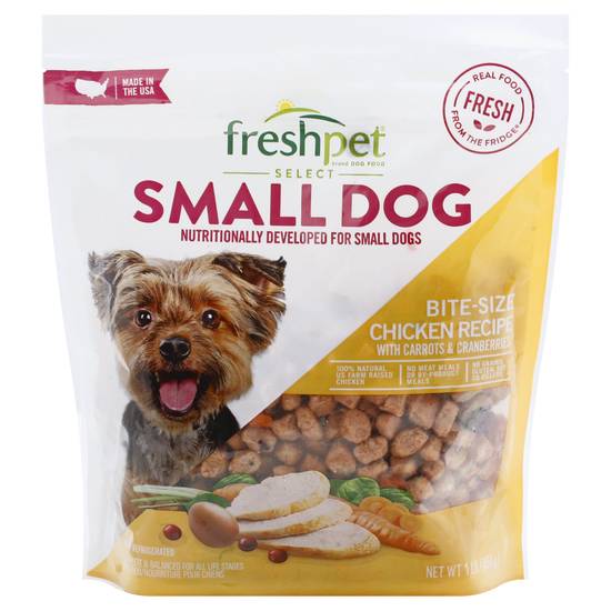 Freshpet Select Bite-Size Chicken Recipe Small Dog Food