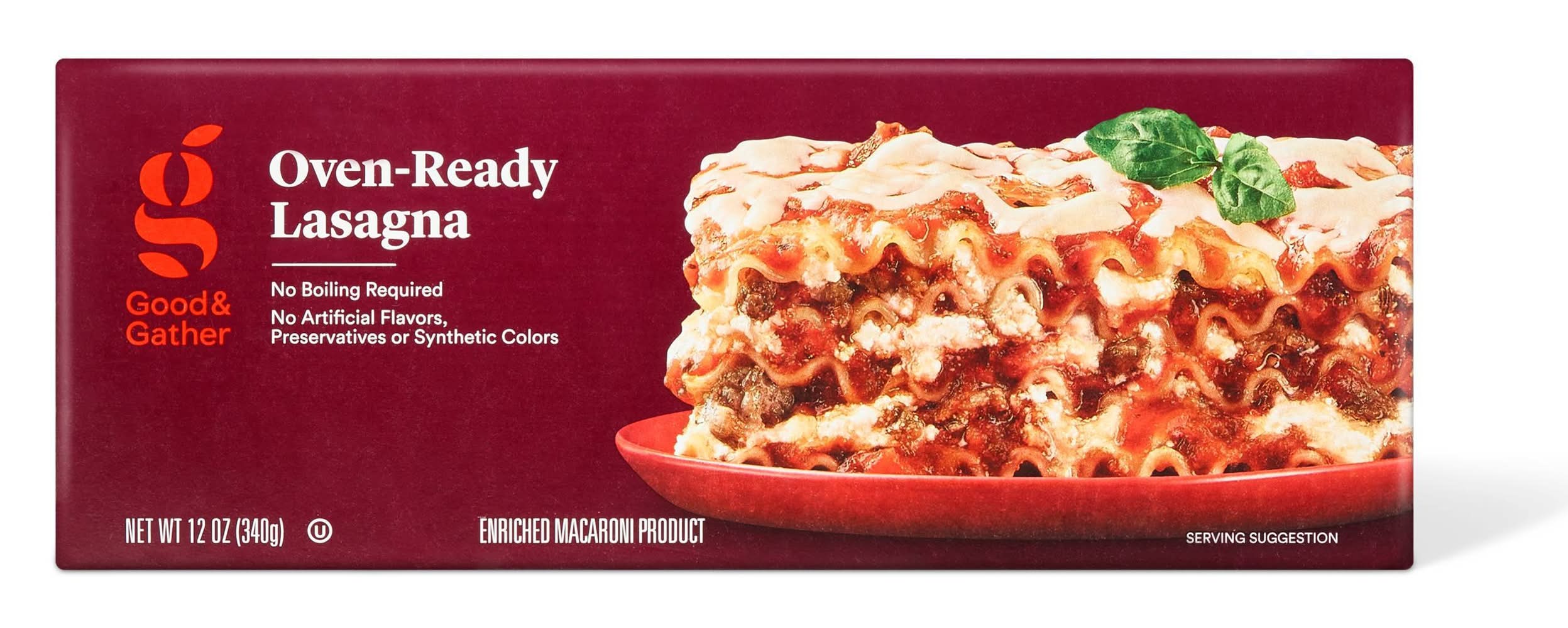 Good & Gather Oven-Ready Lasagna Noodles (12 oz)