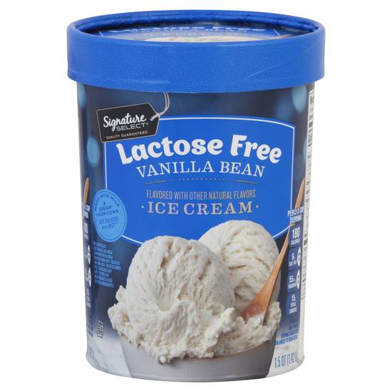 Signature Select Lactose Free Vanilla Bean Ice Cream