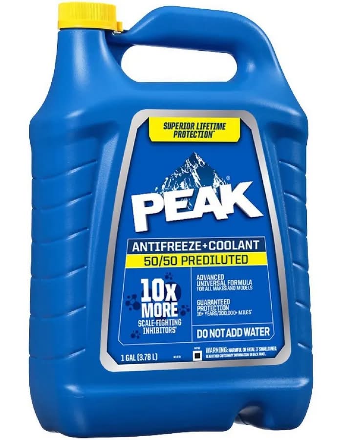 Peak Premium 50/50 Antifreeze Plus Coolant