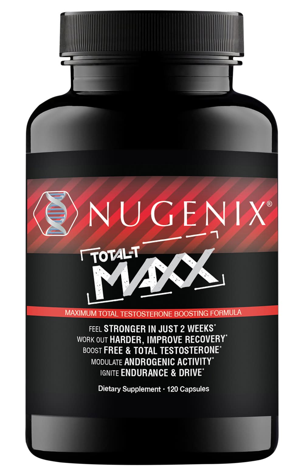 Nugenix Total-T Maxx Testosterone Booster With Tesnor Dietary Capsules (120 ct)