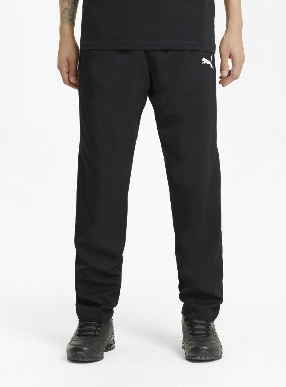 Puma pantalón active woven pants op (color: negro. talla: l)